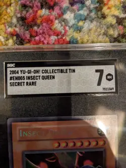 YU-GI-OH INSECT QUEEN CT1-EN005 SECRET RARE SGC GRADE 7 NEAR MINT - Image 2