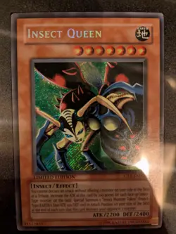 YU-GI-OH INSECT QUEEN CT1-EN005 SECRET RARE SGC GRADE 7 NEAR MINT - Image 3