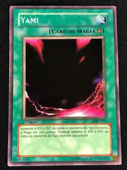YUGIOH YAMI LDB-P051 1ST COMMON (NM) PORTUGESE-LOB - Image 1