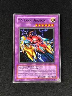 YUGIOH YZ TANK DRAGON MFC-054 SUPER HP/CREASES - Image 1