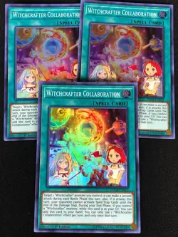 YUGIOH WITCHCRAFTER COLLABORATION INCH-EN022 1ST SUPER X3(NM) - Image 1