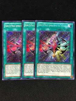 YUGIOH RANK-UP MAGIC ADMIRATION OF THE THOUSANDS DRLG-EN044 1ST SECRET X3 - Image 1