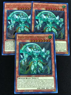 YUGIOH RAIZA THE MEGA MONARCH GFP2-EN106 1ST ULTRA X3 - Image 1