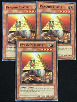 YUGIOH PYRAMID TURTLE SDZW-EN007 1ST COMMON X3 (NM) - Image 1