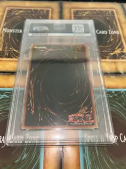 Yu-Gi-Oh! TCG Blue-Eyes White Dragon SDK-001 MISPRINT Faded Error - PSA 7 - Image 4