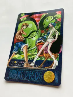 Vivi ONE PIECE Visual Adventure Holo Rare Card TCG Japanese 2001 Vintage #107 AI - Image 5