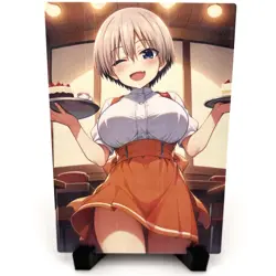 Uzaki-chan Wants to Hang Out! Hana Uzaki Anime Waifu Girl Goddess Story Art Card - Image 1