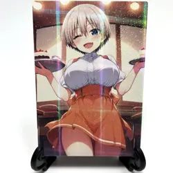 Uzaki-chan Wants to Hang Out! Hana Uzaki Anime Waifu Girl Goddess Story Art Card - Image 2