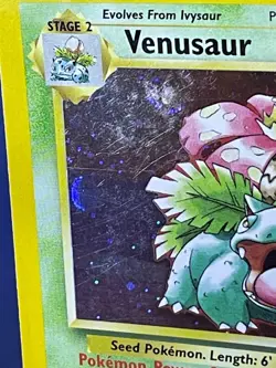 2000 Pokemon Venusaur 13 Black Star Promo - Vintage Holo Card - with SWIRL - Image 5