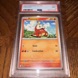Pokemon TCG Fuecoco Scarlet & Violet Base Set Regular Common Card 036/198 PSA 9 - Image 1