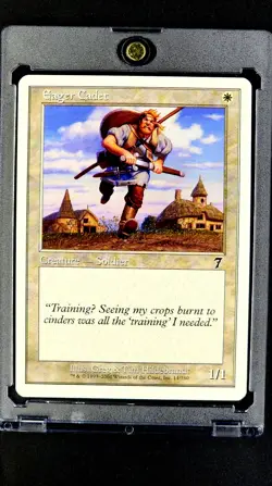 2001 MTG Magic The Gathering Core 7th Edition #14 Eager Cadet White Card - Image 1