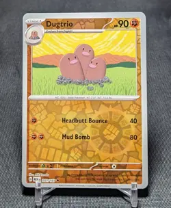 Dugtrio Uncommon Reverse Holo 2023 Scarlet & Violet 151 Pokemon TCG Card 051/165 - Image 1