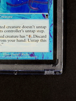 2001 MTG Magic The Gathering Odyssey #87 Immobilizing Ink Blue Card WOTC - Image 5