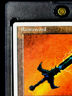 1995 MTG Magic The Gathering Chronicles Runesword Artifact Vintage Card - Image 4