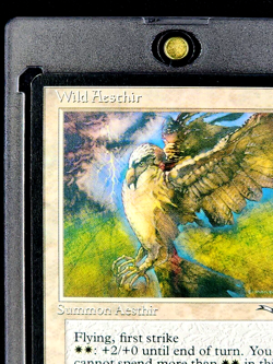 1996 MTG Magic The Gathering Alliances Wild Aesthir White Vintage Magic Card - Image 4