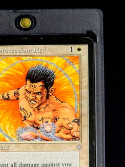 1995 MtG Magic The Gathering Ice Age Circle of Protection Red Vintage White Card - Image 5