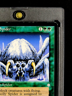 1995 MTG Magic the Gathering Ice Age Woolly Spider Green Magic Card - Image 5