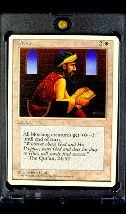 1995 MTG Magic The Gathering Core 4th Fourth Edition Piety White Vintage Card - Image 1