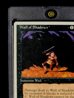 1995 MTG Magic The Gathering Chronicles Wall of Shadows Black Vintage Card - Image 4