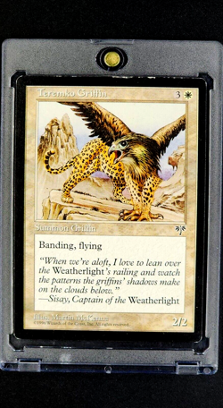 1996 MTG Magic The Gathering Mirage Teremko Griffin Vintage Card *Only Printing* - Image 1