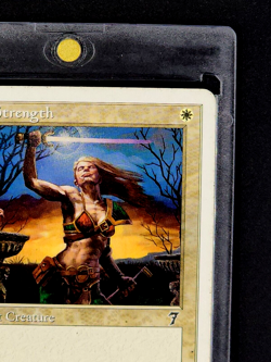 2001 MTG Magic The Gathering Core 7th Edition #20 Holy Strength White Card - Image 5