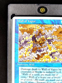 1995 MtG Magic The Gathering Chronicles Wall of Vapor Blue WOTC Vintage Card - Image 4