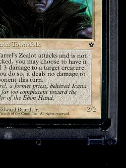1994 MTG Magic The Gathering Fallen Empires Farrel's Zealot Beard 3 Vintage Card - Image 6