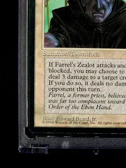 1994 MTG Magic The Gathering Fallen Empires Farrel's Zealot Beard 3 Vintage Card - Image 7
