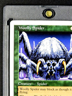 2001 MTG Magic the Gathering Deckmasters Woolly Spider Green Magic Card - Image 3