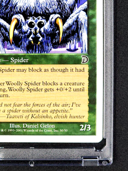 2001 MTG Magic the Gathering Deckmasters Woolly Spider Green Magic Card - Image 5