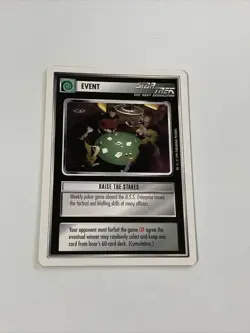 Star Trek CCG Event Raise The Stakes Uncommon Card - Image 1