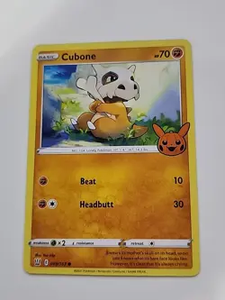 Cubone #69/163 Common Card, 2022 Trick or Trade Booster - Ships Same Day! - Image 1