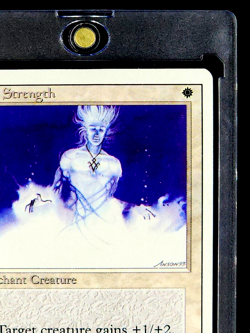 1994 MTG Magic The Gathering Revised Holy Strength White Vintage Magic Card NM - Image 5