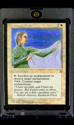 1995 MTG Magic the Gathering Ice Age #3 Arenson's Aura White Vintage Card WOTC - Image 1