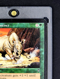 1997 MTG Magic The Gathering Visions Feral Instinct Vintage Green Magic Card NM - Image 5