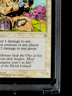 1995 MtG Magic The Gathering Ice Age Elvish Healer Vintage White WOTC Card - Image 5