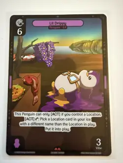 Vibes TCG Lil Drippy FOIL - Legend of the Lils Card # 112 - Image 1