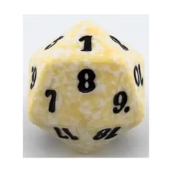 WOTC MTG Spindown d20 Life Counters New Phyrexia - White & Ivory w/Black NM - Image 2