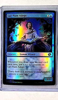 2022 MtG Magic the Gathering BRO The Brother's War Foil #56 Lat-Nam Adept WOTC - Image 1