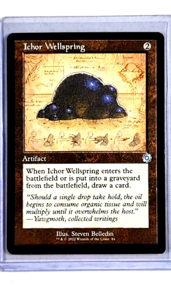 2022 MtG Magic the Gathering BRO The Brothers' War Retro #84 Ichor Wellspring - Image 1