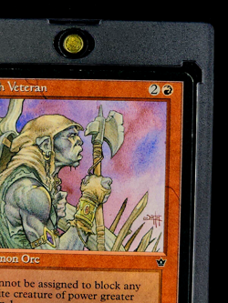 1994 MTG Magic The Gathering Fallen Empires Orcish Veteran Red Quinton Hoover - Image 5
