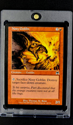 2002 MTG Magic the Gathering Onslaught Nosy Goblin *Only Printing* Unplayed - Image 1