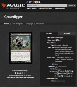 2007 MTG Magic the Gathering X Core 10th Edition Gravedigger BGS 9.5 POP 1 - Image 4