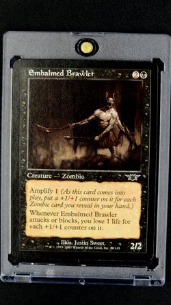 2003 MTG Magic The Gathering Legions #69 Embalmed Brawler Black *Only Printing* - Image 1