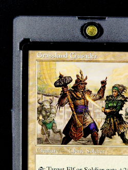 2002 MTG Magic the Gathering Onslaught #32 Grassland Crusader *Only Printing* - Image 4