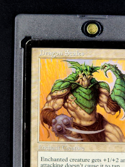 2003 MTG Magic The Gathering Scourge #10 Dragon Scales White *Only Printing* - Image 3