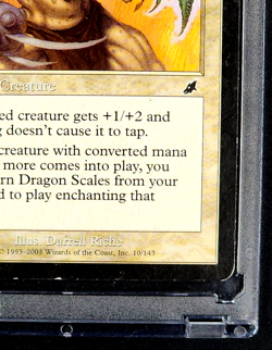 2003 MTG Magic The Gathering Scourge #10 Dragon Scales White *Only Printing* - Image 5