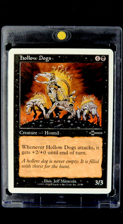 2000 MTG Magic The Gathering Beatdown Box Set Hollow Dogs Black Jeff Miracola - Image 1