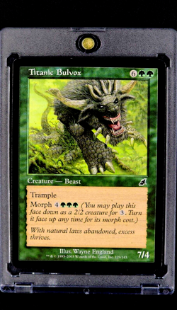 2003 MTG Magic The Gathering Scourge #129 Titanic Bulvox *Only Printing* - Image 1