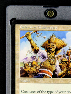2002 MTG Magic the Gathering Onslaught #23 Defensive Maneuvers Unplayed White - Image 4
